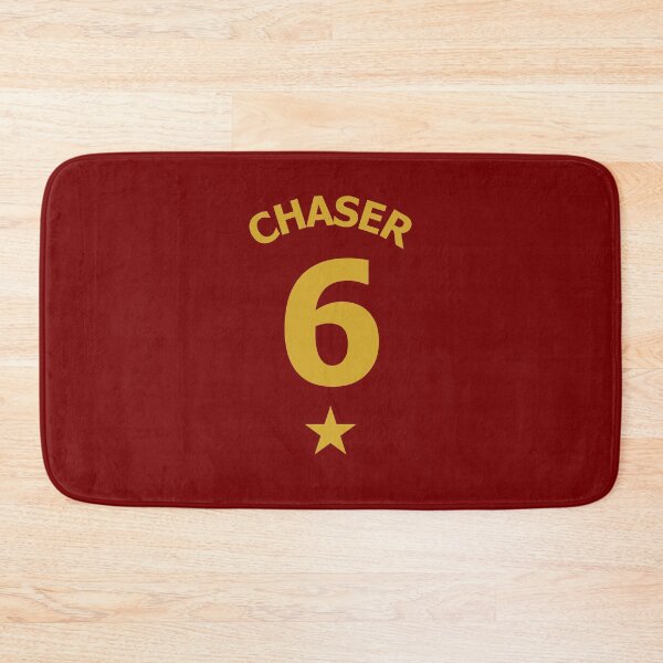 Item preview, Lion House Colours Gold on Red Athletic Chaser Jersey No. 6 designed and sold by ArtCounts.