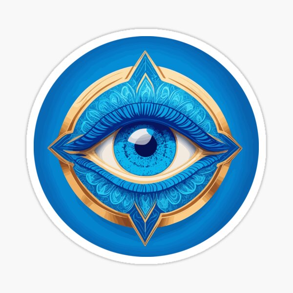 Item preview, Evil Eye, Blue Good Luck Charm designed and sold by mayaone.