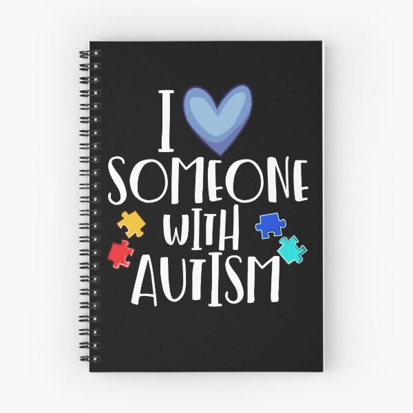 Item preview, I Love Someone With Autism Blue Heart Autism Awareness Gear designed and sold by DynamicDesign.