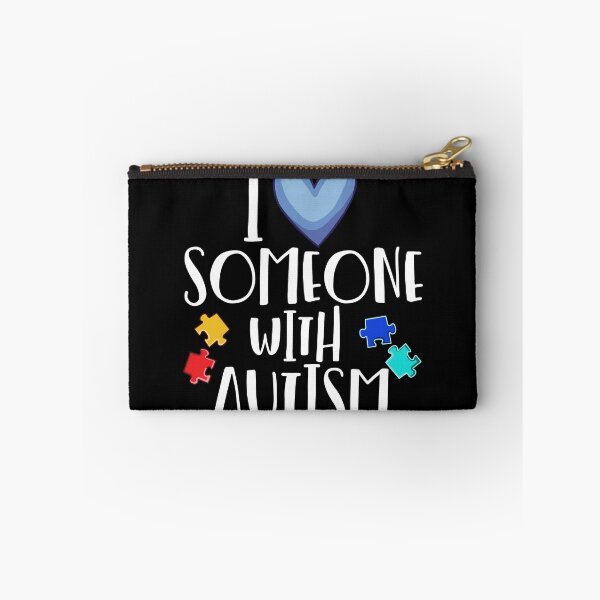 Item preview, I Love Someone With Autism Blue Heart Autism Awareness Gear designed and sold by DynamicDesign.