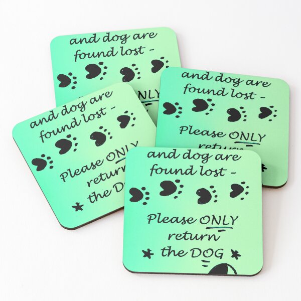 Item preview, IF HUSBAND AND DOG LOST ONLY RETURN DOG designed and sold by mymumsart.