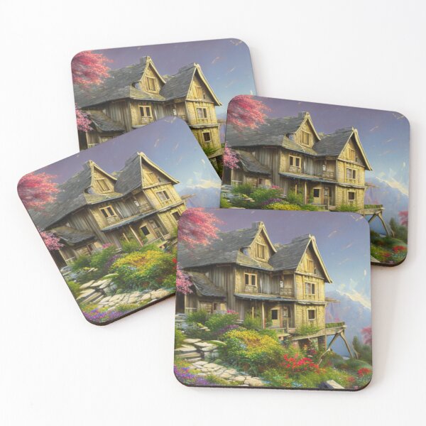 Item preview,   Enchanted Mountain Abode designed and sold by HOMEDESIGNPRINT.