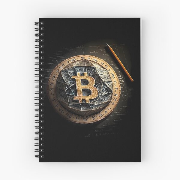 Item preview, AI 3D Bitcoin Art Mathematical Rules 3 with Pencil designed and sold by Ale-Del-Con.
