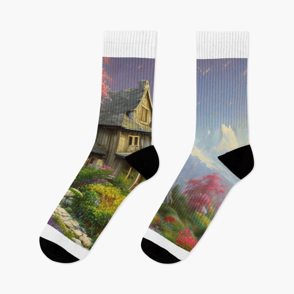 Item preview,   Enchanted Mountain Abode designed and sold by HOMEDESIGNPRINT.