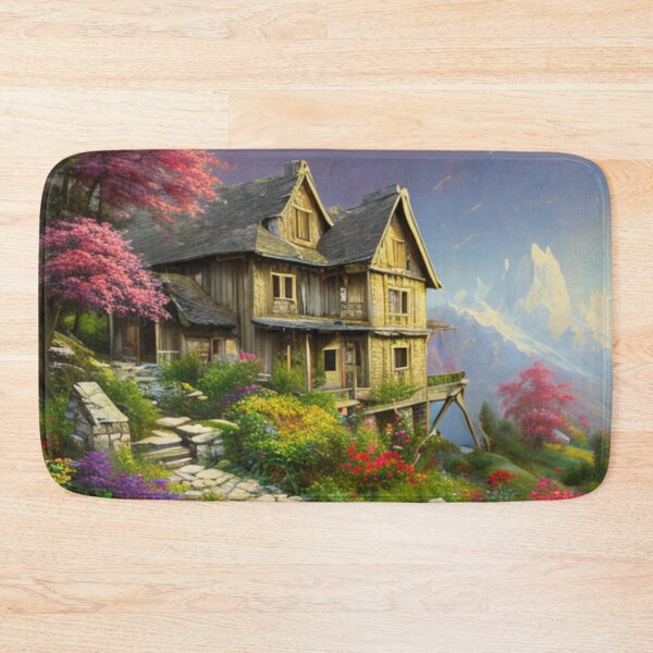 Item preview,   Enchanted Mountain Abode designed and sold by HOMEDESIGNPRINT.