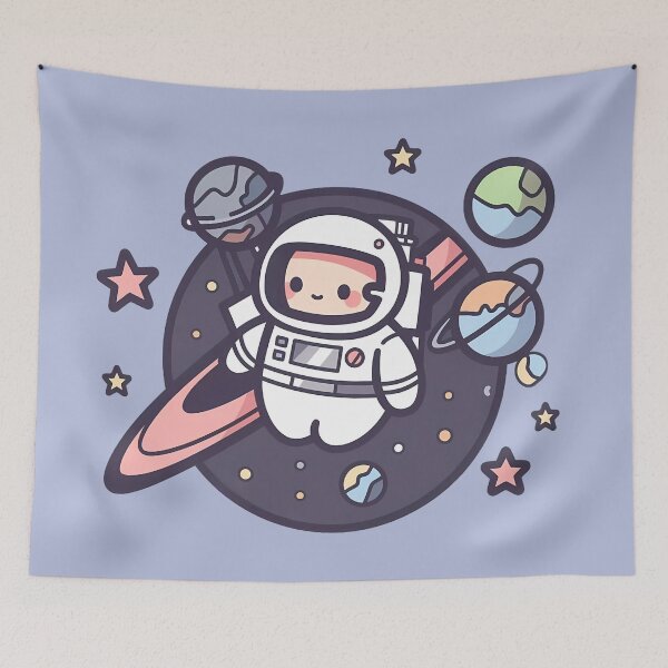 Item preview, Cute little spaceman designed and sold by Cahlie Li.