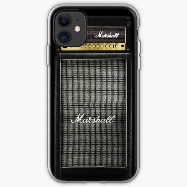 Black and gray color amp amplifier iPhone Soft Case
