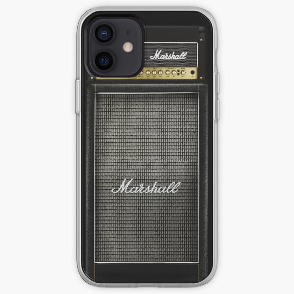 Black and gray color amp amplifier iPhone Soft Case