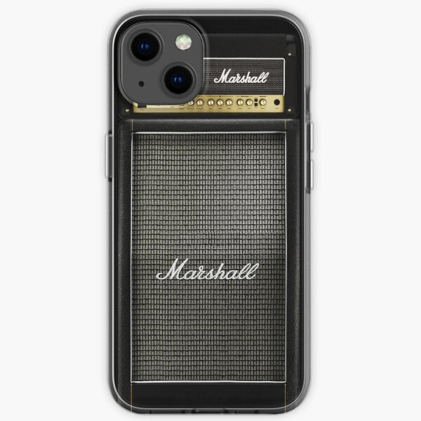 Black and gray color amp amplifier iPhone Soft Case