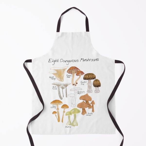Item preview, Eight Dangerous British Mushrooms designed and sold by thelittleforest.