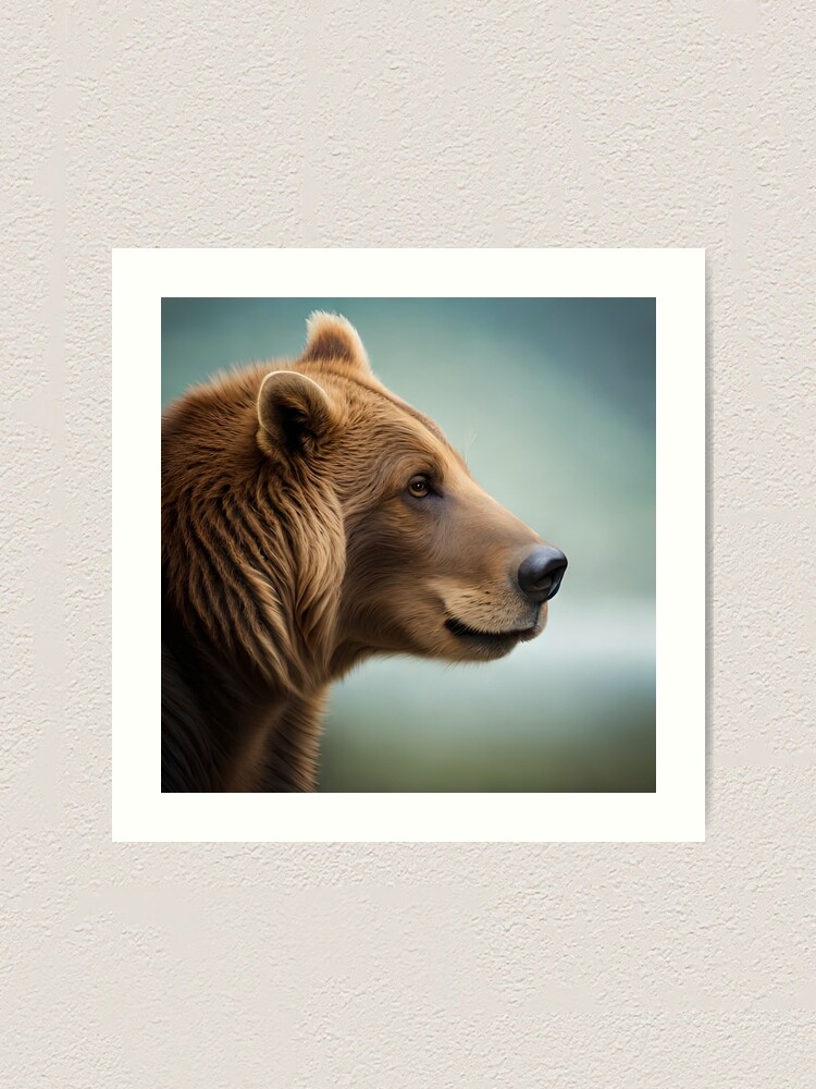 Brown bear fur texture Wall Mural