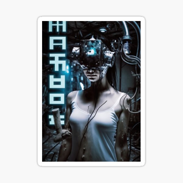 Cyberpunk Mask V Sticker