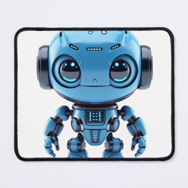 Item preview, Cute Blue Robot designed and sold by StudioRedKoala.
