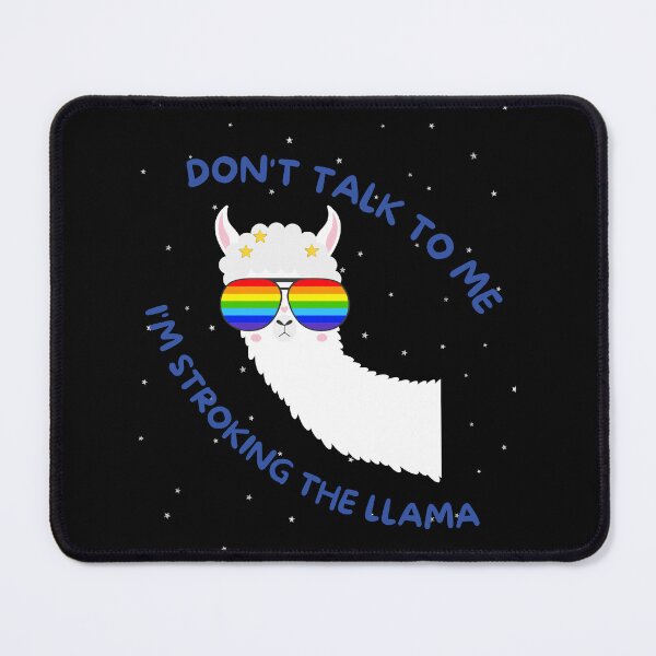 Item preview, Don't  talk to me- I'M STROKING THE LLAMA designed and sold by brodaart.
