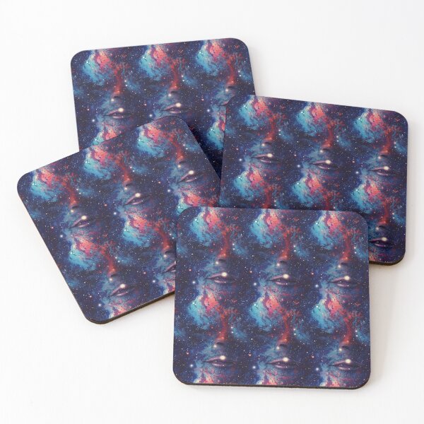Item preview, Ornate retro style night sky with accented mouth designed and sold by SmileCatalysts.