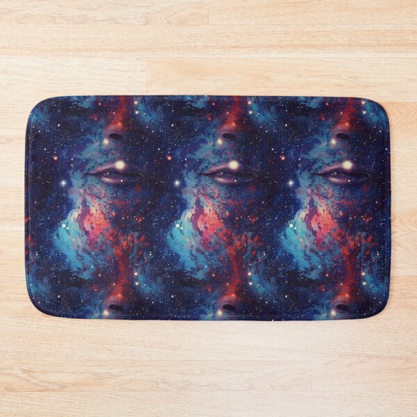 Item preview, Ornate retro style night sky with accented mouth designed and sold by SmileCatalysts.