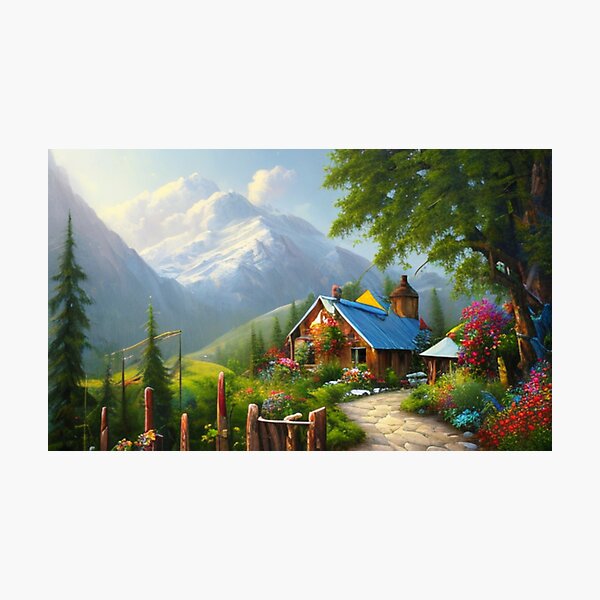 Item preview,  Mountain Haven designed and sold by HOMEDESIGNPRINT.