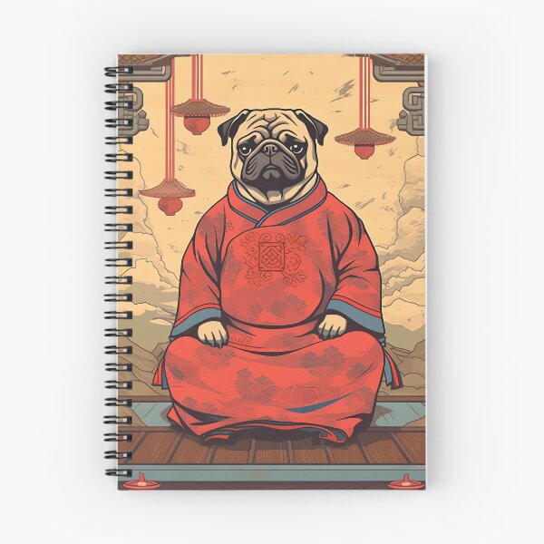 Item preview, Japanese art pug dog designed and sold by MDCGraphics.