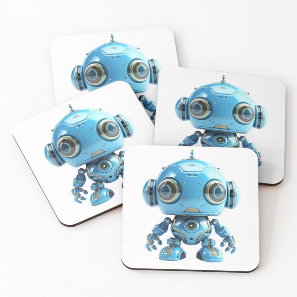 Item preview, Cute Blue Robot designed and sold by StudioRedKoala.