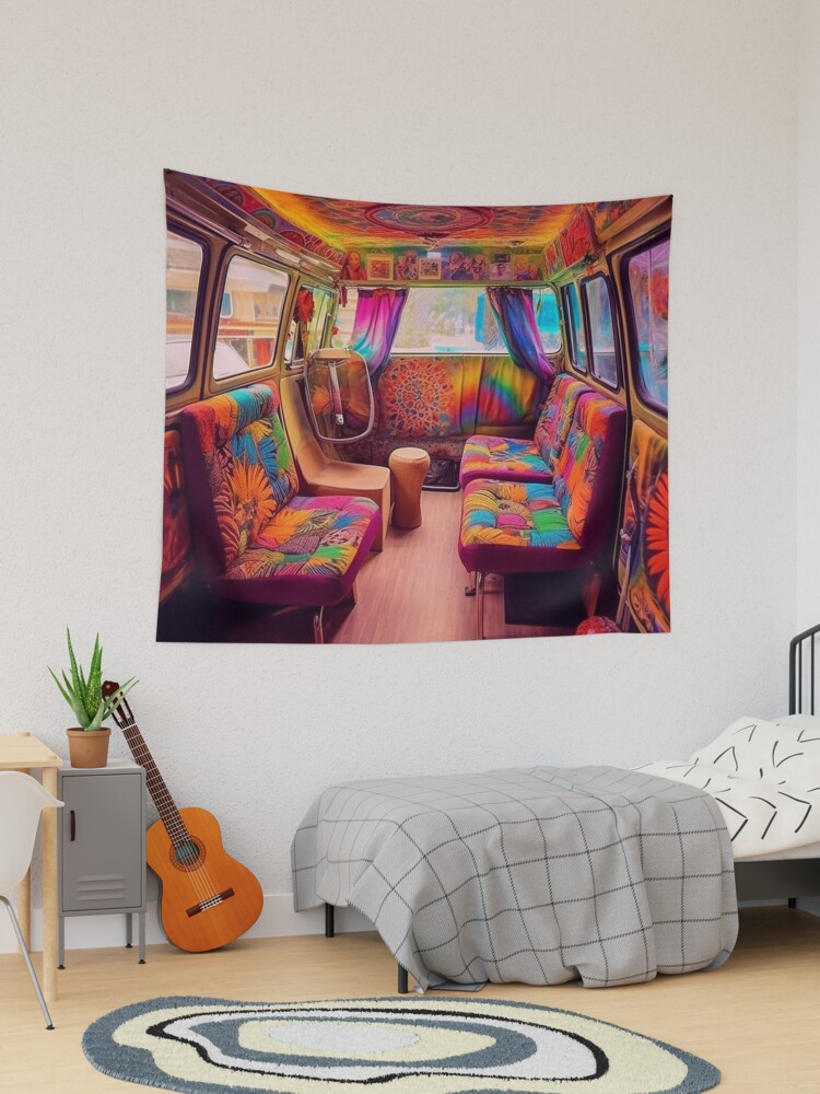 Trippy hippy tapestry sale