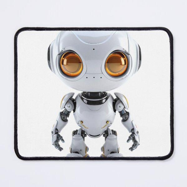 Item preview, Cute White Robot designed and sold by StudioRedKoala.