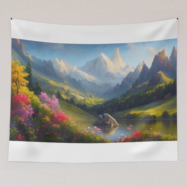 Item preview,   Mountain Enchanted Valley designed and sold by HOMEDESIGNPRINT.