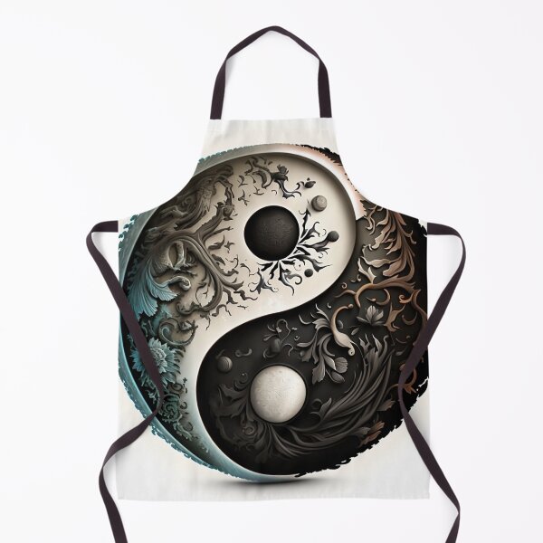 Item preview, Yin yang symbol decorated with fantasy style designed and sold by VeronicArt85.