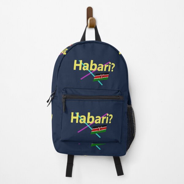 Item preview, Habari (hello in Swahili) abstract design designed and sold by lobodelnoir.