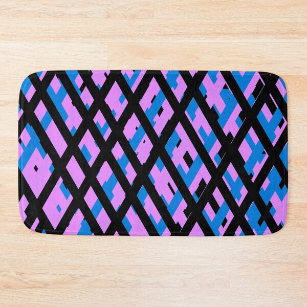 Item preview, Blue pink triangles  designed and sold by awsomepatterns.
