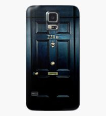 Haunted Blue Door with 221b number Case/Skin for Samsung Galaxy