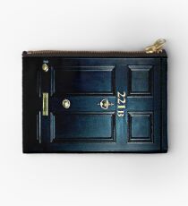 Haunted Blue Door with 221b number Studio Pouch