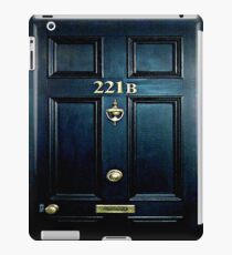 Haunted Blue Door with 221b number iPad Case/Skin