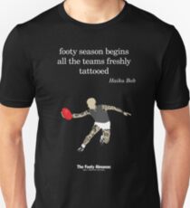 Footy Haiku "Tattoo" black version Unisex T-Shirt