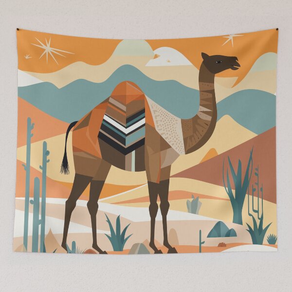 Item preview, Camel in the desert designed and sold by SleepySquirrel.