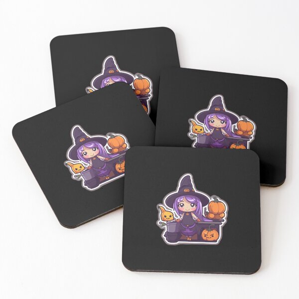 Item preview, Cute Kitchen Witch | Hedge, Eclectic, Traditional, Purple, Kawaii, Halloween, Pumpkin designed and sold by FantasySoul.