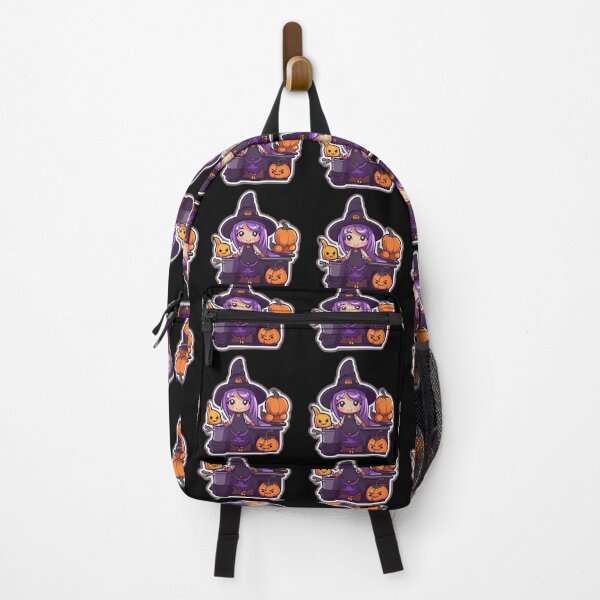 Item preview, Cute Kitchen Witch | Hedge, Eclectic, Traditional, Purple, Kawaii, Halloween, Pumpkin designed and sold by FantasySoul.