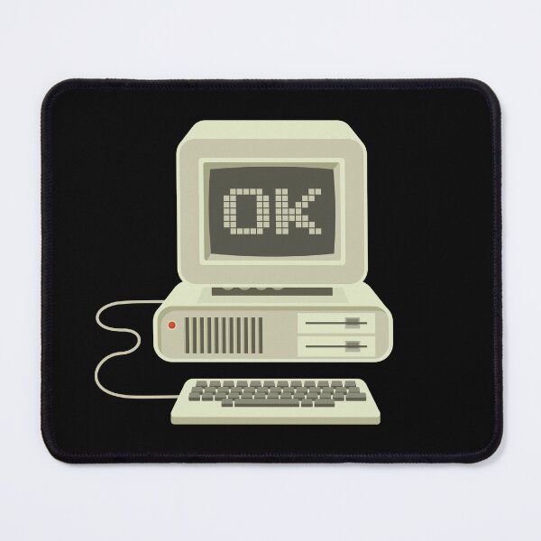 Item preview, OK Computer: Retro Computer Screen with 16 Bit Text designed and sold by hadleyfoo.