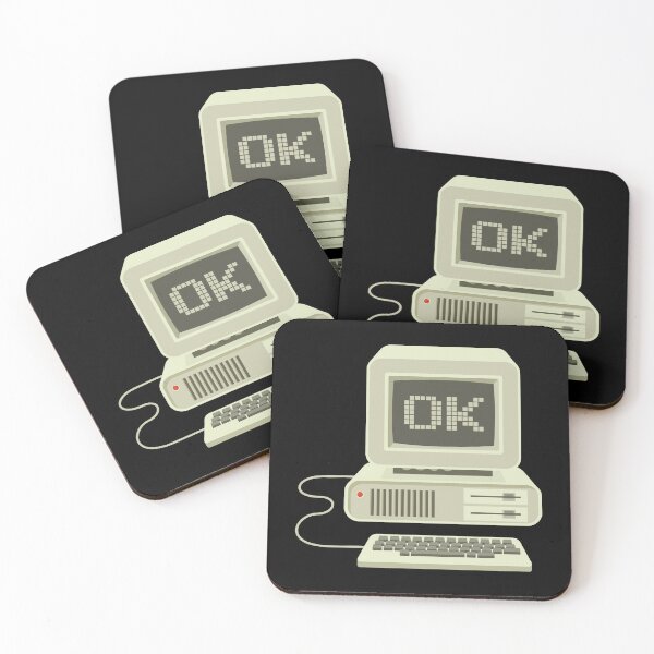 Item preview, OK Computer: Retro Computer Screen with 16 Bit Text designed and sold by hadleyfoo.