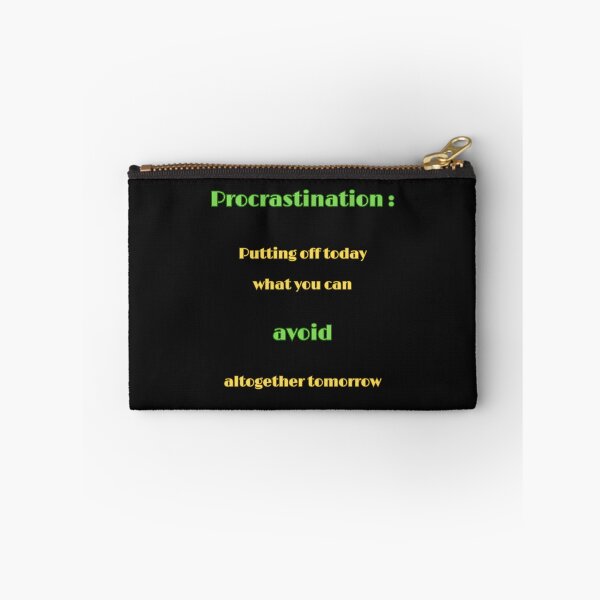 Item preview, Bad Habits Procrastination designed and sold by CeeLeeGifts.