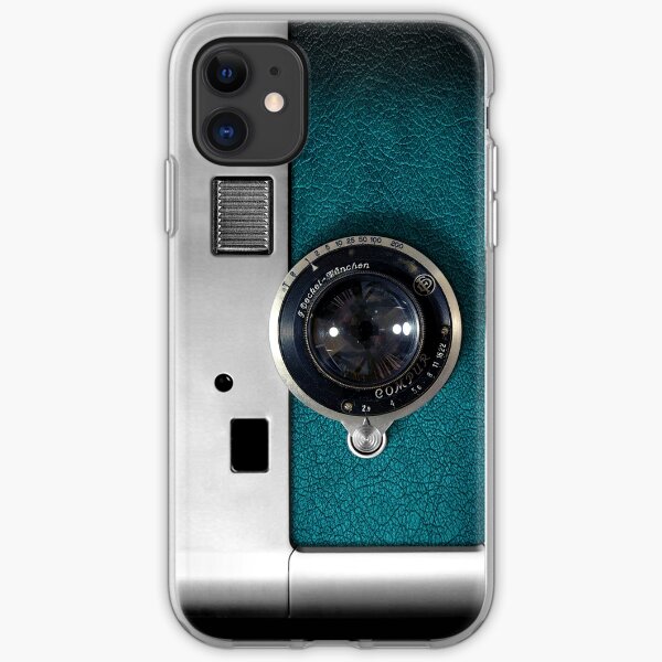 Blue camera with germany lens iPhone Soft Case