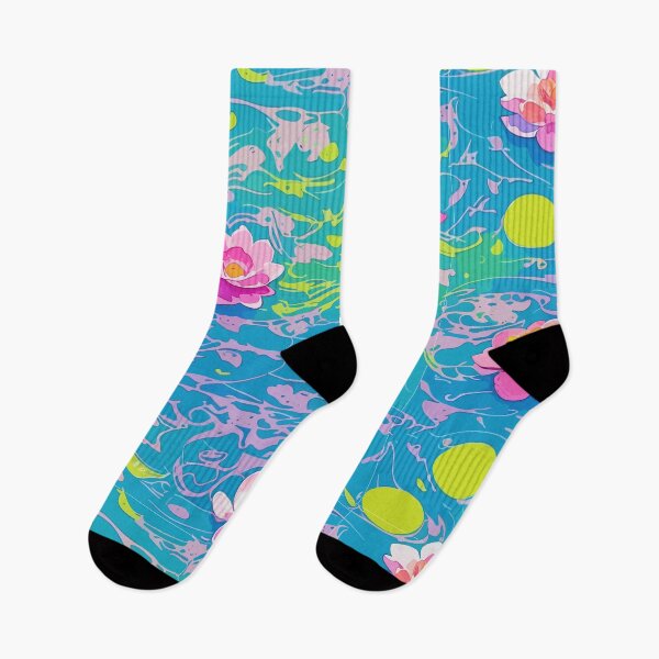 Item preview, Floral abstract watercolor pattern designed and sold by sassav8.