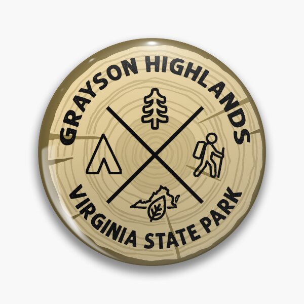Item preview, Grayson Highlands State Park Virginia Log Slice designed and sold by VanyaKar.