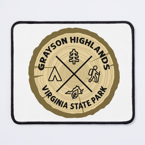 Item preview, Grayson Highlands State Park Virginia Log Slice designed and sold by VanyaKar.