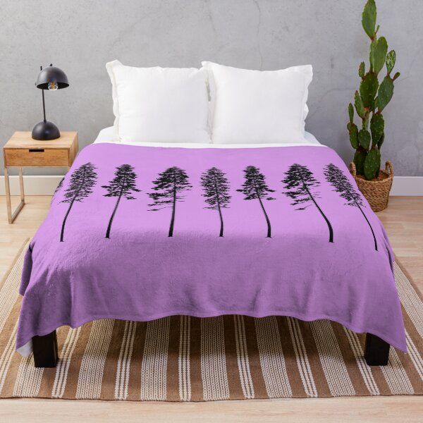 Item preview, Silhouette Of 3 Thin Coniferous Pine Trees designed and sold by Iryna-Design.