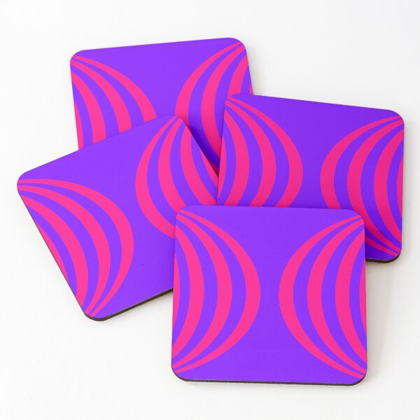 Item preview, Red and Purple Half-Elipses designed and sold by GEOMETRIC ART .