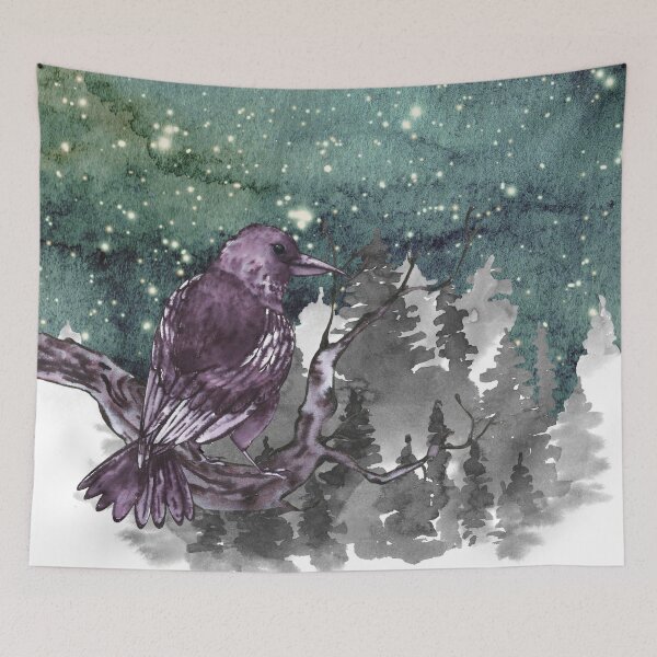Item preview, The Raven on a Dark Winter Night designed and sold by InfernalDesign.