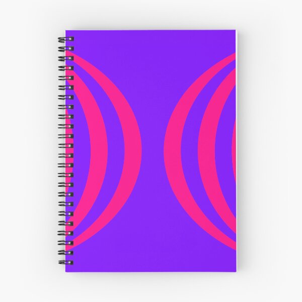 Item preview, Red and Purple Half-Elipses  designed and sold by GEOMETRIC ART   .