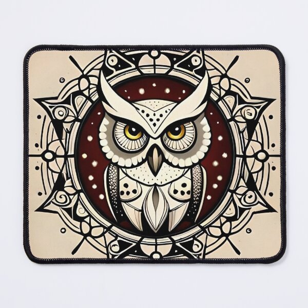 Item preview, A stylized image of a owl in a classical style designed and sold by Arnadn.