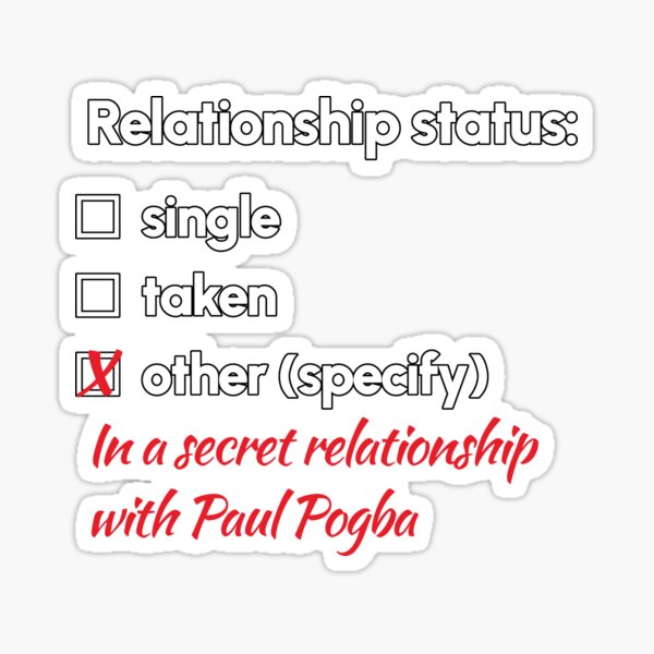 Item preview, Paul Pogba - Relationship 2 designed and sold by 2Girls1Shirt.