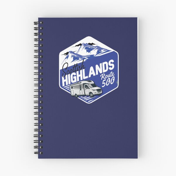 Item preview, Scottish Highlands Route 500 Scotland Camper RV Sticker T-Shirt 14a designed and sold by OuterShellUK.